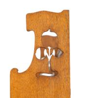 Shapland & Petter. Arts & Crafts Oak Sideboard with Castellated Top & an Upper Display - Thumbnail 14