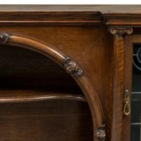 John Ednie for Wylie & Lochhead. An Arts & Crafts Glasgow School Wall Cabinet or for Above a Fire Surround - Thumbnail 11