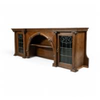 John Ednie for Wylie & Lochhead. An Arts & Crafts Glasgow School Wall Cabinet or for Above a Fire Surround - Thumbnail 4