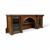 John Ednie for Wylie & Lochhead. An Arts & Crafts Glasgow School Wall Cabinet or for Above a Fire Surround - Thumbnail 3