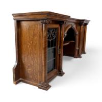 John Ednie for Wylie & Lochhead. An Arts & Crafts Glasgow School Wall Cabinet or for Above a Fire Surround - Thumbnail 6