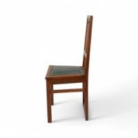 E. A. Taylor. A Set of Five Arts & Crafts Oak Side Chairs with Heart Cut-outs - Thumbnail 6