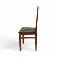 E. A. Taylor. A Set of Five Arts & Crafts Oak Side Chairs with Heart Cut-outs - Thumbnail 7