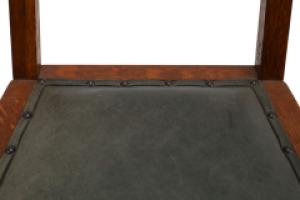 E. A. Taylor. A Set of Five Arts & Crafts Oak Side Chairs with Heart Cut-outs - Thumbnail 12