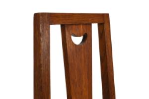 E. A. Taylor. A Set of Five Arts & Crafts Oak Side Chairs with Heart Cut-outs - Thumbnail 13