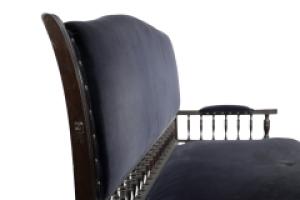 Collinson & Lock. An Anglo-Japanese Mahogany Settee with Carved & Scrolled Arms - Thumbnail 9