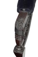 Collinson & Lock. An Anglo-Japanese Mahogany Settee with Carved & Scrolled Arms - Thumbnail 11