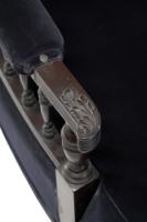 Collinson & Lock. An Anglo-Japanese Mahogany Settee with Carved & Scrolled Arms - Thumbnail 17