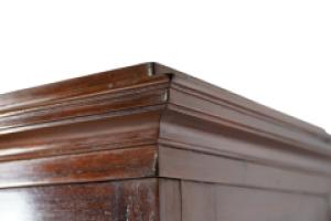 Secessionist Mahogany Display Cabinet, Carved Decoration & Bevelled Glass Doors - Thumbnail 5