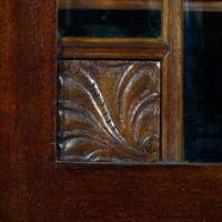 Secessionist Mahogany Display Cabinet, Carved Decoration & Bevelled Glass Doors - Thumbnail 10