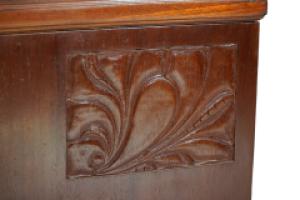 Secessionist Mahogany Display Cabinet, Carved Decoration & Bevelled Glass Doors - Thumbnail 14