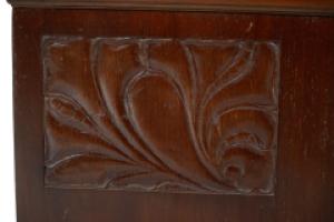 Secessionist Mahogany Display Cabinet, Carved Decoration & Bevelled Glass Doors - Thumbnail 16