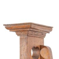 Liberty & Co., An Arts & Crafts Oak Settle with Mashrabiya Turnings to the Back - Thumbnail 7