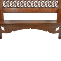 Liberty & Co., An Arts & Crafts Oak Settle with Mashrabiya Turnings to the Back - Thumbnail 17