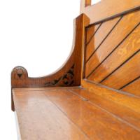 Dr. C. Dresser Style Of, Aesthetic Movement Oak Hallstand with Floral Decoration - Thumbnail 18