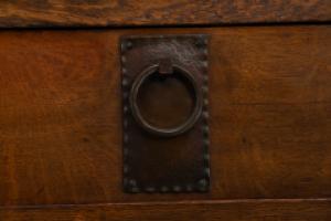 George Montague Ellwood Arts & Crafts Oak Sideboard & 8 Matching Dining Chairs - Thumbnail 6