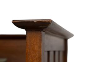 George Montague Ellwood Arts & Crafts Oak Sideboard & 8 Matching Dining Chairs - Thumbnail 13