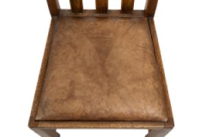 George Montague Ellwood Arts & Crafts Oak Sideboard & 8 Matching Dining Chairs - Thumbnail 30