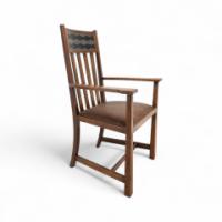 George Montague Ellwood Arts & Crafts Oak Sideboard & 8 Matching Dining Chairs - Thumbnail 34