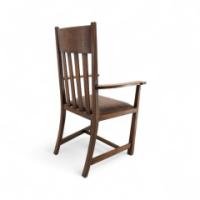 George Montague Ellwood Arts & Crafts Oak Sideboard & 8 Matching Dining Chairs - Thumbnail 35