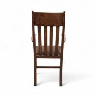 George Montague Ellwood Arts & Crafts Oak Sideboard & 8 Matching Dining Chairs - Thumbnail 37