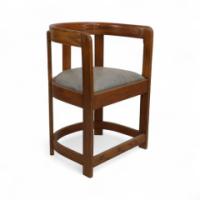 A Pair of Scottish School Armchairs of Barrell Form - Thumbnail 11
