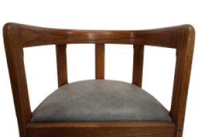 A Pair of Scottish School Armchairs of Barrell Form - Thumbnail 13