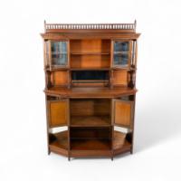 H. W. Batley, attributed. For Gregory & Co., An English Walnut Aesthetic Movement Sideboard - Thumbnail 2