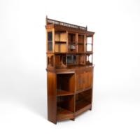 H. W. Batley, attributed. For Gregory & Co., An English Walnut Aesthetic Movement Sideboard - Thumbnail 4