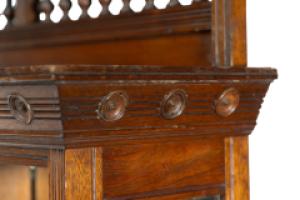 H. W. Batley, attributed. For Gregory & Co., An English Walnut Aesthetic Movement Sideboard - Thumbnail 7