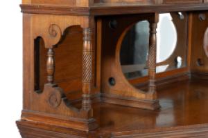 H. W. Batley, attributed. For Gregory & Co., An English Walnut Aesthetic Movement Sideboard - Thumbnail 9