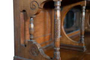H. W. Batley, attributed. For Gregory & Co., An English Walnut Aesthetic Movement Sideboard - Thumbnail 12