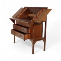 G. M. Ellwood for J. S. Henry. An Arts & Crafts Oak Writing Desk - Thumbnail 3
