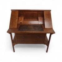 G. M. Ellwood for J. S. Henry. An Arts & Crafts Oak Writing Desk - Thumbnail 6