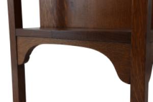 G. M. Ellwood for J. S. Henry. An Arts & Crafts Oak Writing Desk - Thumbnail 9