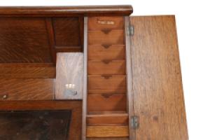 G. M. Ellwood for J. S. Henry. An Arts & Crafts Oak Writing Desk - Thumbnail 14