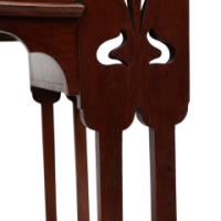 Shapland & Petter, Arts & Crafts Mahogany Desk with a Pierced Heart to the Top - Thumbnail 15