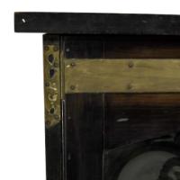 Glasgow School Green Stained Cypress Wood, Glazed Bookcase Mackintosh attributed - Thumbnail 6