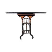 Gillow and Co., attributed – Aesthetic Movement Ebonised Fold-Over Floral Inlaid Card Table - Thumbnail 7