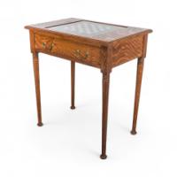 William Birch for Liberty & Co., A Good Quality Arts & Crafts Oak Chess Table