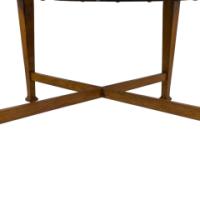 Jas Shoolbred (labelled). An Arts & Crafts Round Oak Dining Table - Thumbnail 8