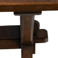 E. W. Godwin Attributed – Gothic Revival Oak Refectory Table - Thumbnail 6