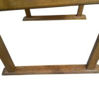 Pair of oak armchairs in the style of Liberty and Co. with heart cut-outs backs - Thumbnail 11