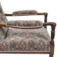 H. W. Batley, attributed. Jas Shoolbred an Aesthetic Movement Mahogany Armchair - Thumbnail 8
