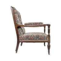 H. W. Batley, attributed. Jas Shoolbred an Aesthetic Movement Mahogany Armchair - Thumbnail 5
