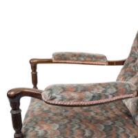 H. W. Batley, attributed. Jas Shoolbred an Aesthetic Movement Mahogany Armchair - Thumbnail 9