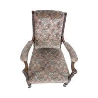 H. W. Batley, attributed. Jas Shoolbred an Aesthetic Movement Mahogany Armchair - Thumbnail 4