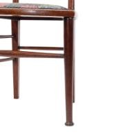 E. G. Punnett for Liberty & Co., A Walnut Side Chair with Inlaid Floral Decoration - Thumbnail 13