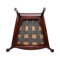 E. G. Punnett for Liberty & Co., A Walnut Side Chair with Inlaid Floral Decoration - Thumbnail 14