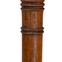 An Aesthetic Movement Oak Oblong Side Table with Ring Turned Legs, & Splayed Feet - Thumbnail 13